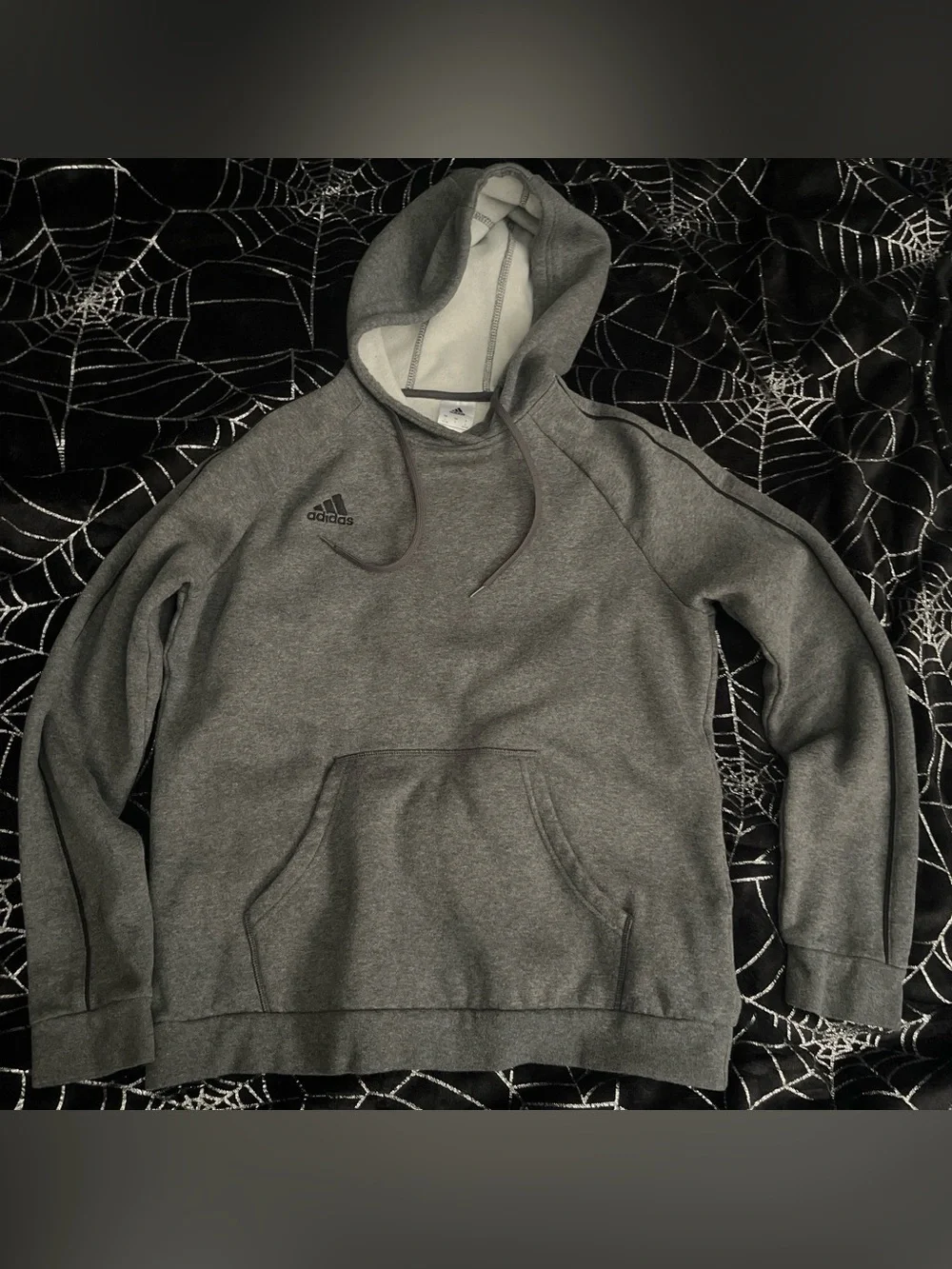 adidas Gray boy Pullover Hoodie